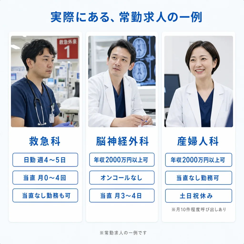 実際にある、常勤求人の一例